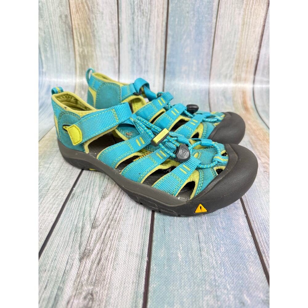 Keen Kids' Teal Yellow Outdoor Sandals